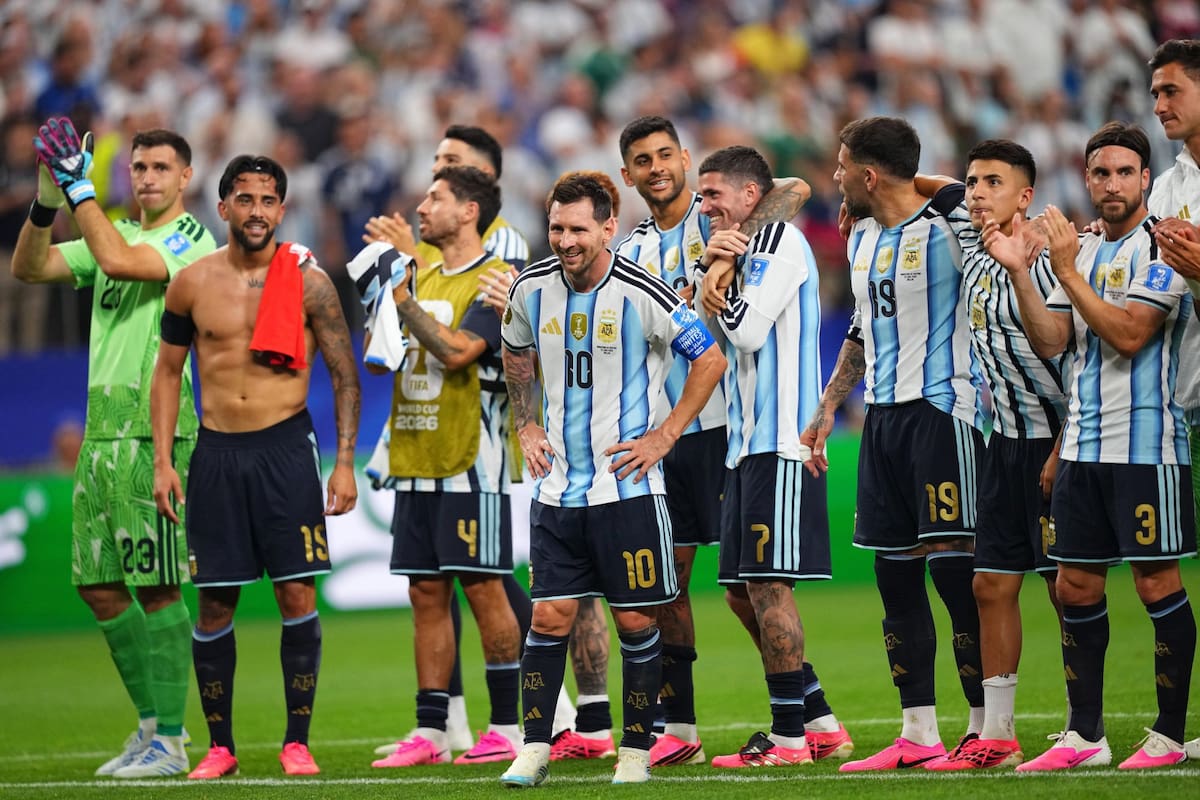 Lionel Messi, la oveja negra de la selección agentina en la elección de los botines (AP Photo/Julio Cortez)