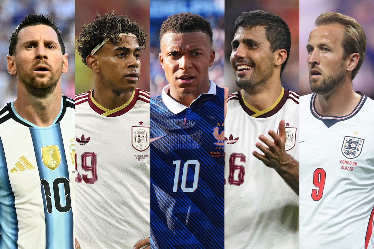Lionel Messi, Lamine Yamal, Kylian Mbappé, Rodri y Harry Kane, los principales candidatos a ganar el Balón de Oro 2026
