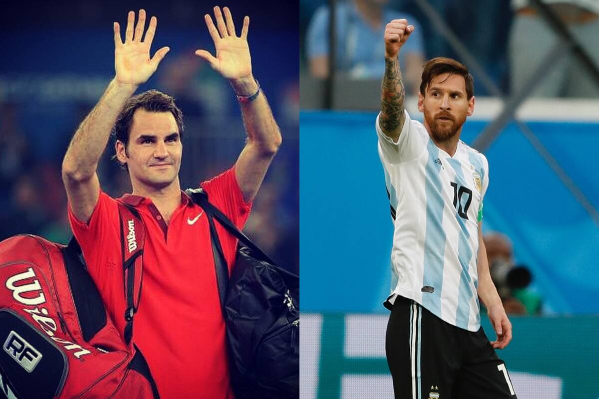 Lionel Messi le dedicó un emotivo posteo en Instagram a Roger Federer tras su retiro: “Un genio, único”. Foto/Instagram: @leomessi @rogerfederer