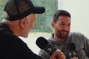 Lionel Messi le hizo un divertido reproche a Andy Kusnetzoff