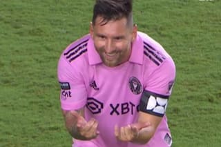 Messi marcó otro gol para Inter Miami y les dedicó un festejo “a lo superhéroe” a sus hijos