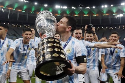 Lionel Messi logró su primer título con la Selección con la Copa América 2021