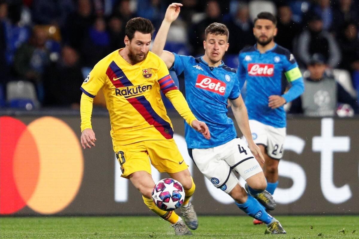 Lionel Messi marcado por Demme