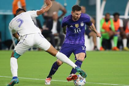 Lionel Messi marcó dos goles en la victoria ante Honduras y comandó al equipo en la distribución del juego