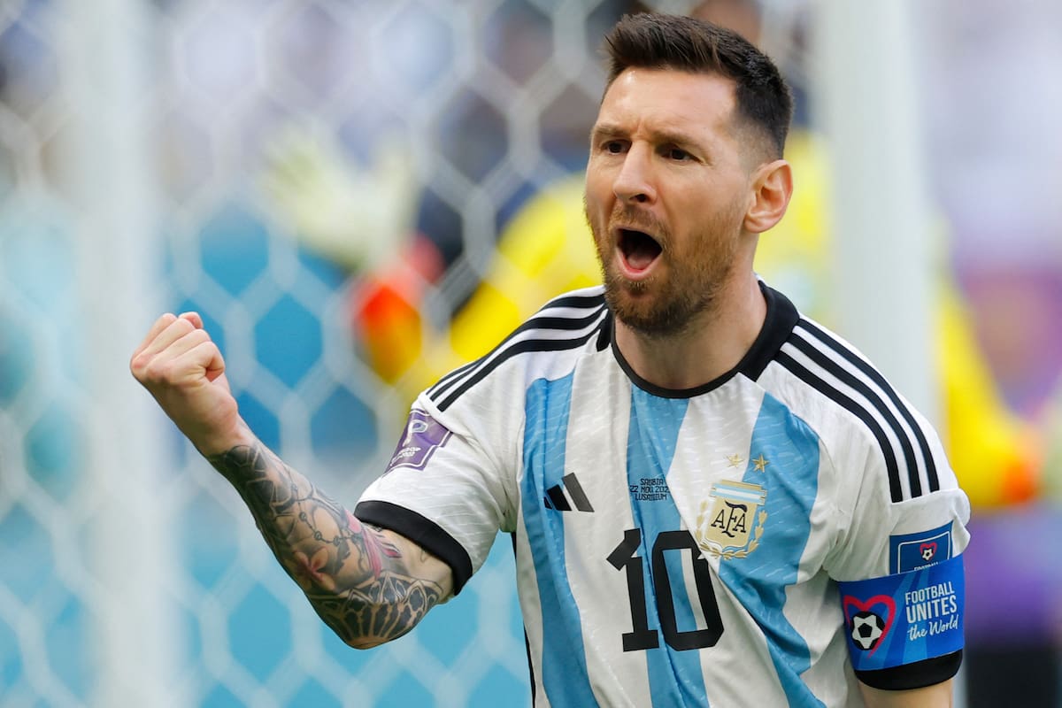 Lionel Messi marcó el único gol de la selección argentina hasta el momento en Qatar 2022; quiere más
