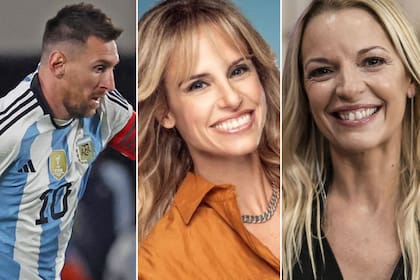 Lionel Messi, Mariana Fabbiani y Carina Zampini, protagonistas del jueves televisivo