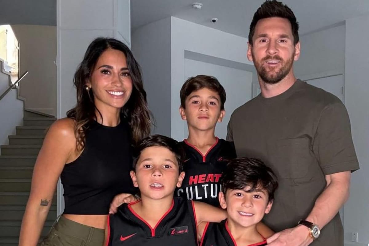 Lionel Messi mostró una foto con su hijo más pequeño y enterneció a los seguidores