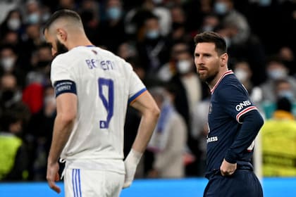 Lionel Messi no puede creer cómo se le escapa a PSG la clasificación en la Champions League; mira a Benzema, autor de tres goles para el pasaje de Real Madrid