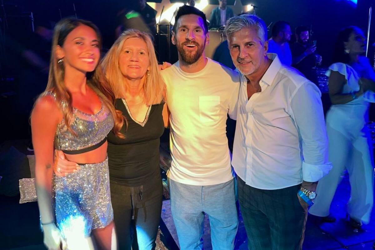 Lionel Messi organizó una megafiesta en Rosario para celebrar la Copa del Mundo (Foto: Instagram @jorge.sole)