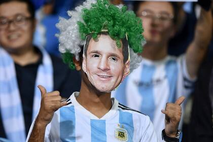Lionel Messi, presente en las tribunas del estadio