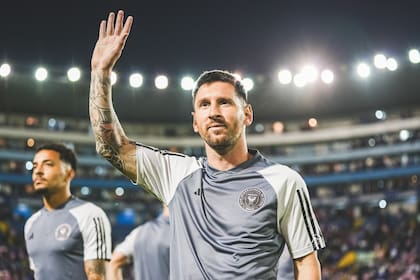 Lionel Messi presidió el evento de la nueva camiseta del Inter Miami y se animó a pronunciar sus primeras palabras en inglés