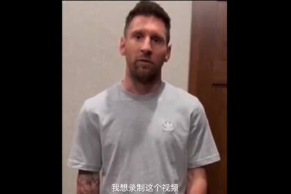 Lionel Messi publicó un video en redes sociales para explicar por qué no pudo jugar en Hong Kong
