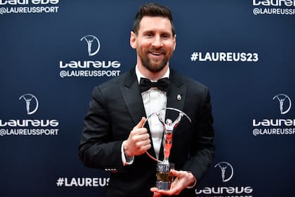 Lionel Messi recibIó el premio Laureus World Sports 2023 al mejor deportista del año y la selección argentina se quedó con el galardón al mejor equipo