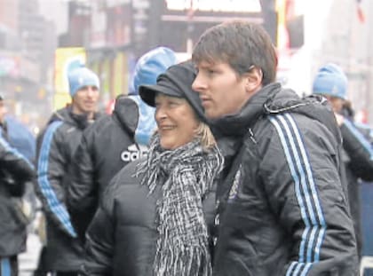 Messi y una foto con una de las pocas personas que lo reconoció en 2011 por las calles de Nueva York; hoy, es el argentino más famoso en los Estados Unidos