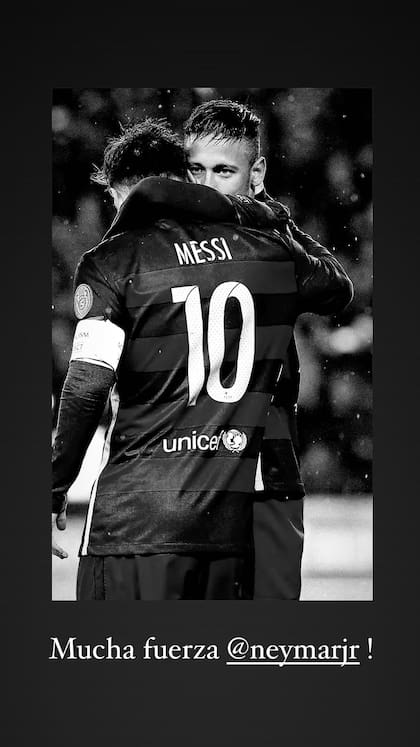 Lionel Messi se pronunció en Instagram tras la lesión que sufrió Neymar