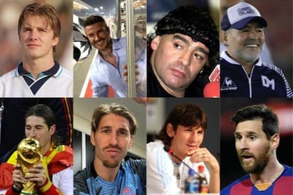 Lionel Messi, Sergio Ramos, Cristiano Ronaldo y Diego Maradona tienen cambios muy notorios.