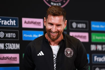 Lionel Messi, sonriente, desde que llegó a Miami