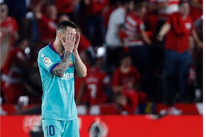 Lionel Messi tampoco le encuentra la vuelta al mal momento de Barcelona