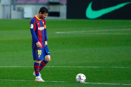 Lionel Messi tuvo una despedida amarga de Barcelona, en el segundo semestre de 2021