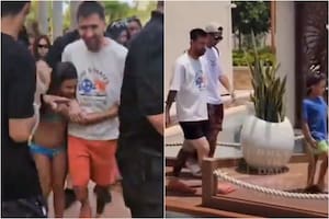 Lionel Messi visitó el Hard Rock Café y recibió el cariño de los fanáticos