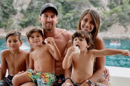Lionel Messi y Antonella Roccuzzo son padres de Thiago, Mateo y Ciro