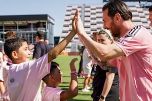 Lionel Messi y el plantel del Inter Miami recibieron a 23 niños con enfermedades terminales