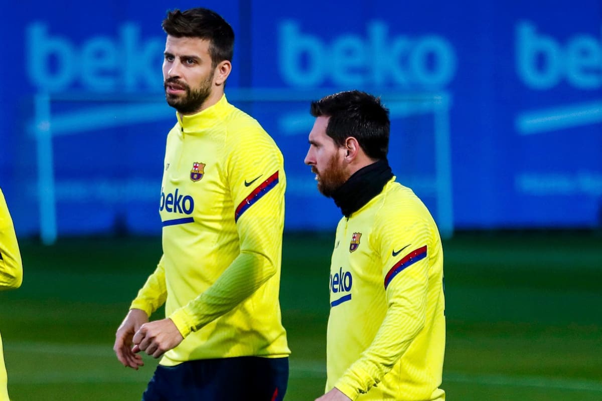 Lionel Messi y Gerard Piqué