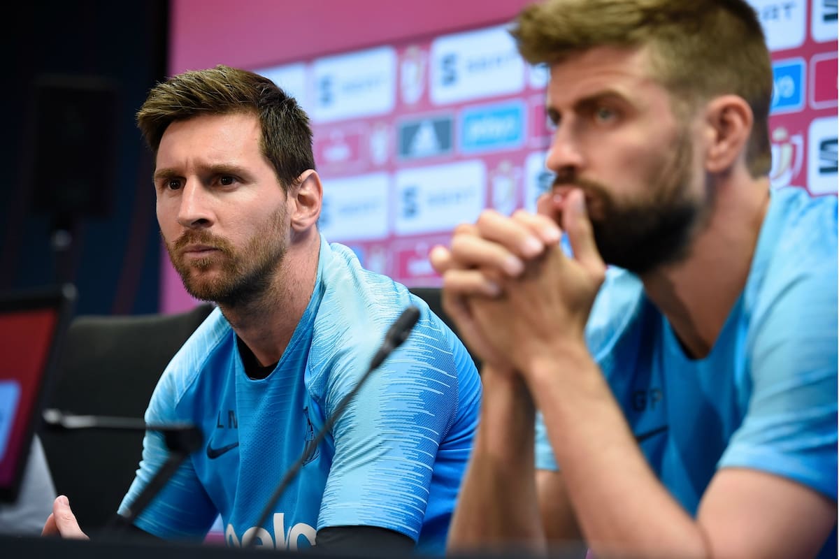 Lionel Messi y Gerard Piqué, líderes en el vestuario blaugrana.