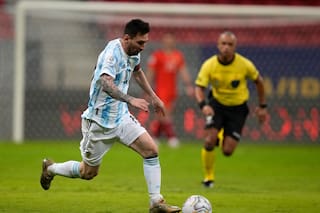 El gol del menos esperado y el tiro libre de Messi que rechazó... Otamendi
