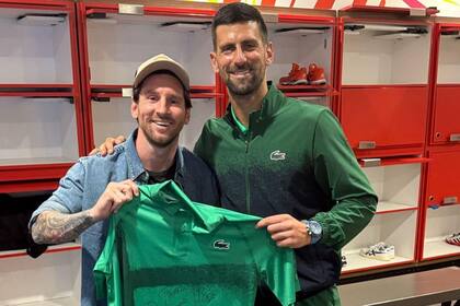 Lionel Messi y Novak Djokovic compartieron tiempo juntos en Miami