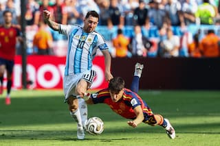 Pau Cubarsí, jugador de España premiado en la final, sobre Messi: "Me da pena porque es mi ídolo y verlo perder no me gusta"