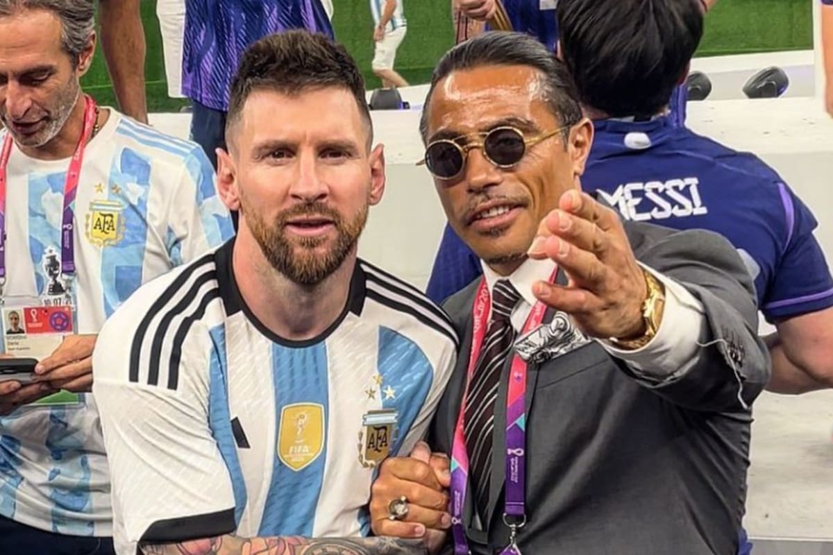 Lionel Messi y Salt Bae se conocían desde antes, ya que famosos de todo el mundo suelen ir a los restaurantes del reconocido chef