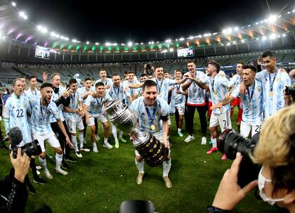 Lionel Messi y su primer título en la selección mayor; fue figura en la Copa América 2021
