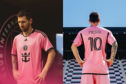 Lionel Messi y sus compañeros de Inter Miami ya lucen la nueva camiseta durante sus partidos en Arabia Saudita