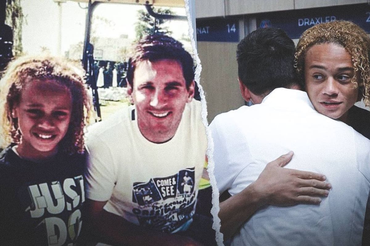 Lionel Messi y Xavi Simons