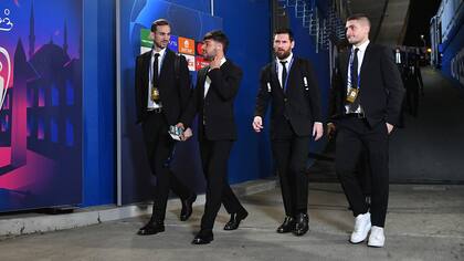 Lionel Messi ya está en el estadio
