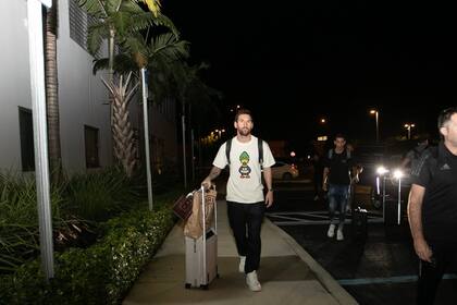 Lionel Messi ya está en Miami para los amistosos que tendrá la selección argentina en Estados Unidos