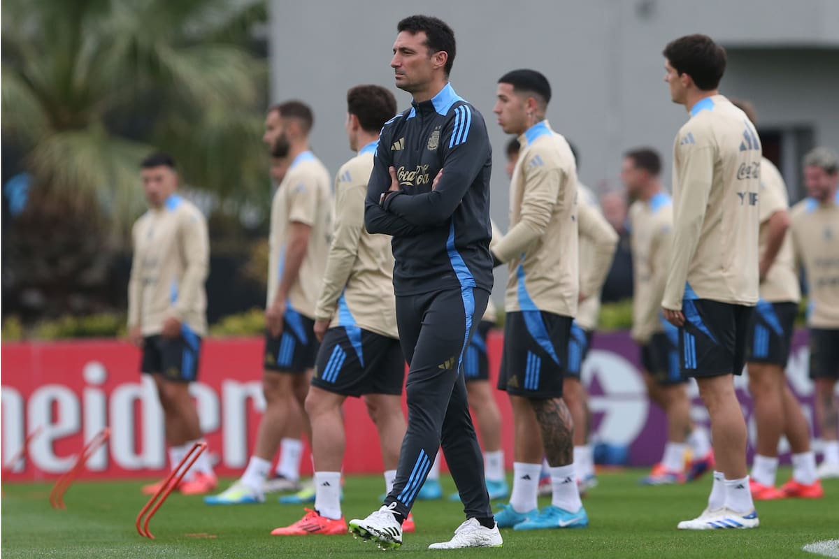 Lionel Scaloni, al frente del plantel argentino