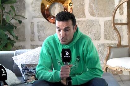 Lionel Scaloni dio una entrevista exclusiva desde su casa en Mallorca