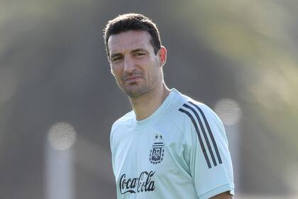 Lionel Scaloni, DT de la selección argentina.