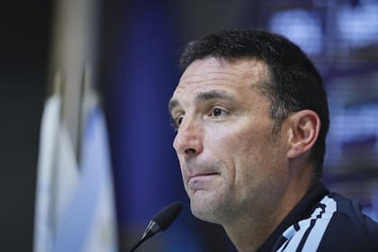 Lionel Scaloni, durante la conferencia de prensa previa al amistoso de este miércoles ante Bolivia en Córdoba