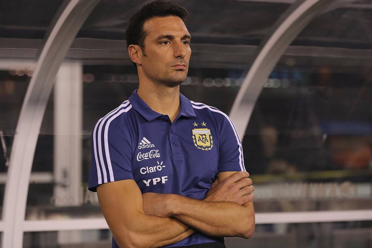 Lionel Scaloni, entrenador de la selección