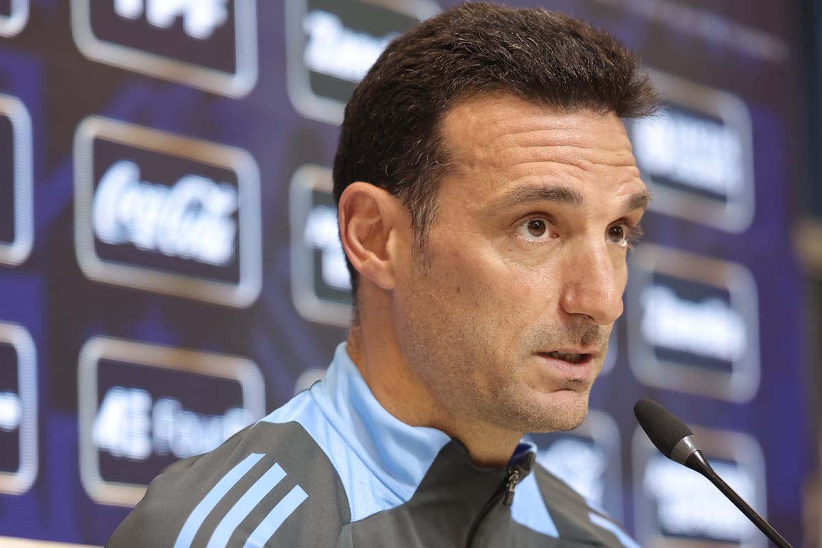 Lionel Scaloni habló antes del partido con Colombia: Messi será titular
