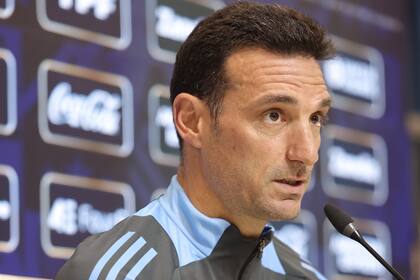 Lionel Scaloni habló antes del partido con Colombia: Messi será titular