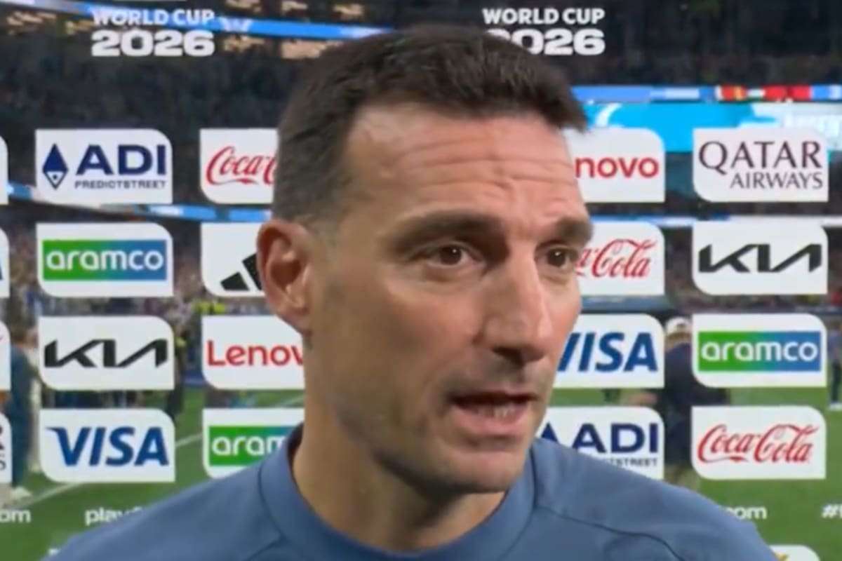 Lionel Scaloni habló tras el partido contra Jordania