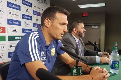 Lionel Scaloni, satisfecho con la actuación argentina