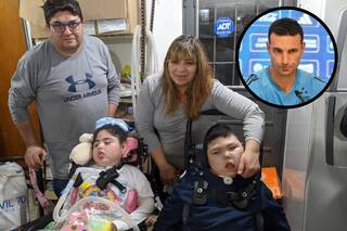 La historia de Alma y Milo, los hermanitos con parálisis cerebral que conmovieron a Lionel Scaloni