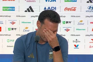 Quebrado, Scaloni puso en duda si seguirá en la selección: “Me duele en el alma, lo siento”