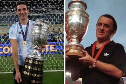 Lionel Scaloni y Alfio Basile, tras las conquistas a nivel continental