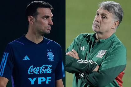 Lionel Scaloni y Gerardo Martino se enfrentan con las selecciones de la Argentina y México